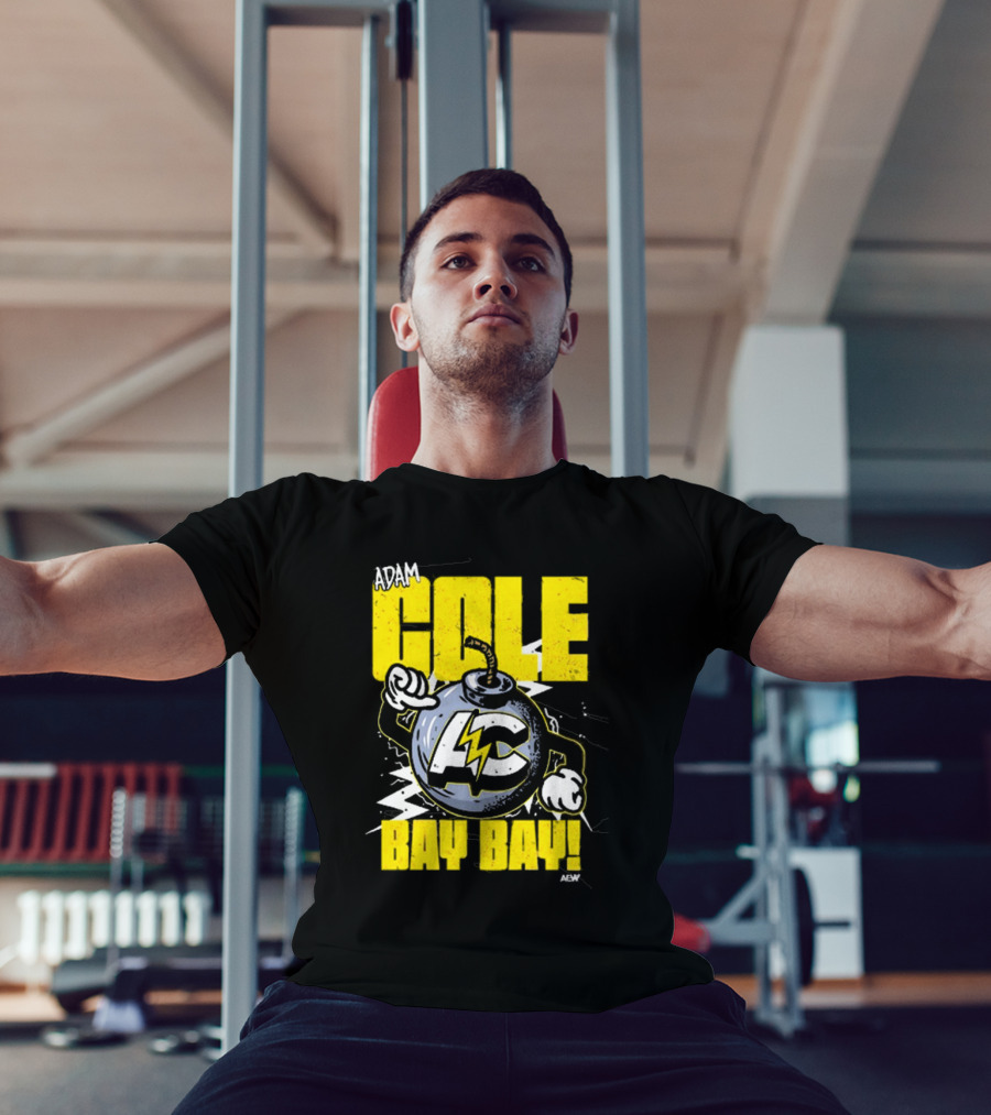 Adam Cole Bay Bay AC Bombs Away Comic Style T-Shirt