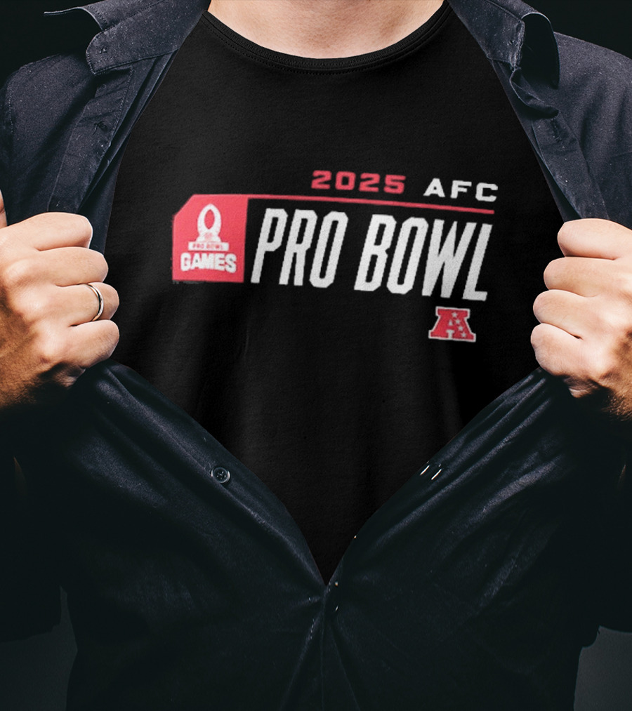 AFC 2025 Pro Bowl Games Pick-A-Player Event Logo T-Shirt