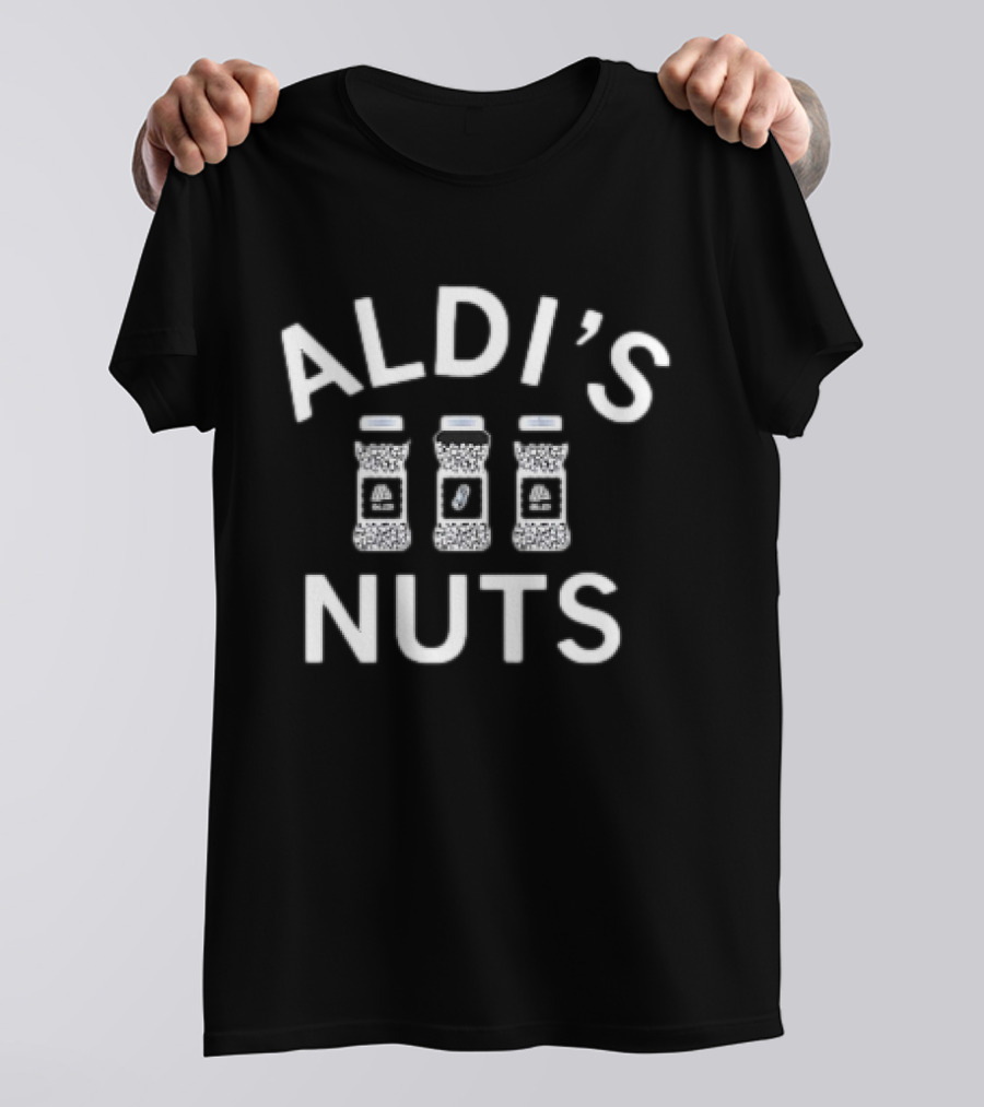 Aldi’s Nuts With Peanut Canisters Graphic T-Shirt