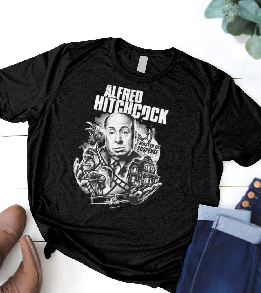 Alfred Hitchcock Master Of Suspense King Of The Silver Screen T-Shirt