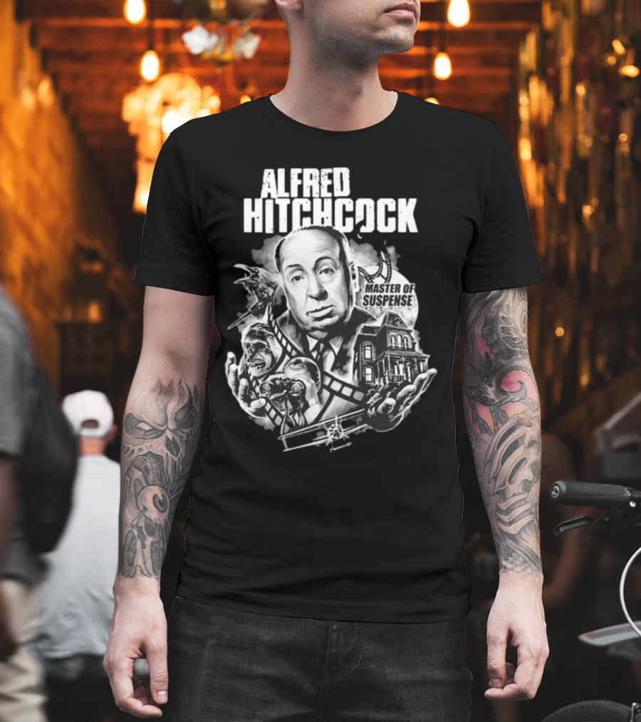 Alfred Hitchcock Master Of Suspense King Of The Silver Screen T-Shirt