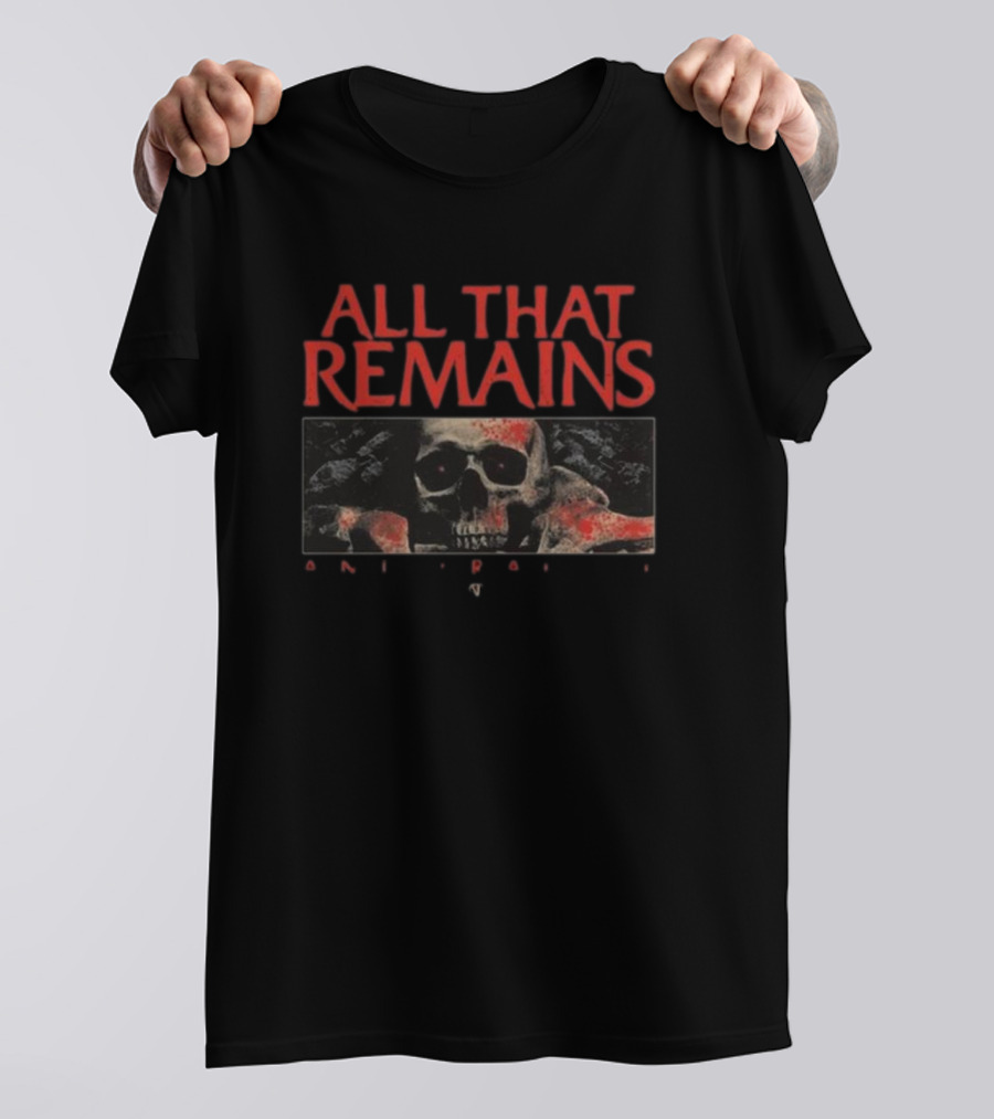 All That Remains Skull Blood And Stone T-Shirt