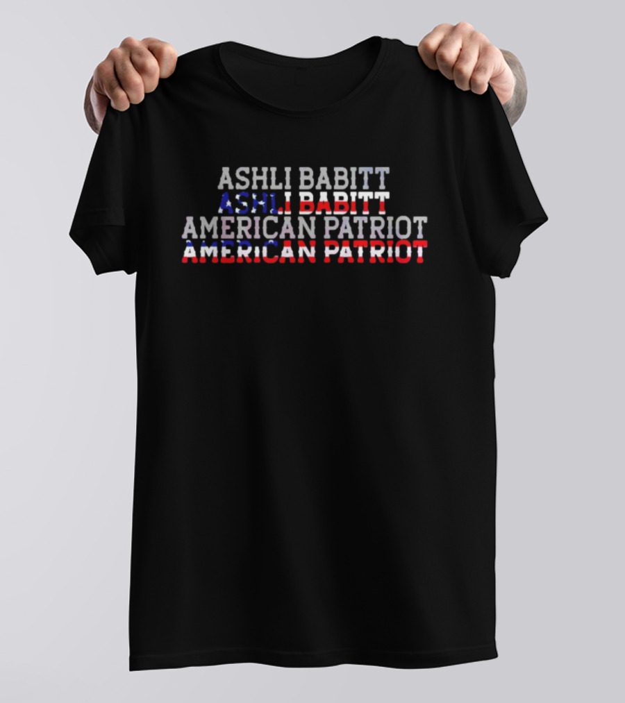 American Patriot Ashli Babbitt Stars And Stripes T-Shirt