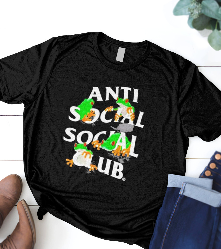 Anti Social Social Club Red Eyes Frog T-Shirt