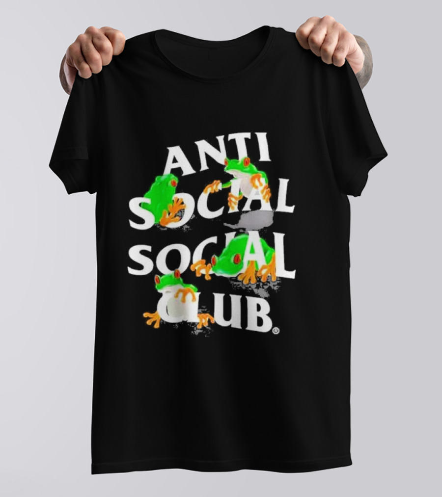 Anti Social Social Club Red Eyes Frog T-Shirt