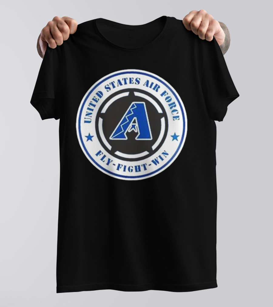 Arizona Diamondbacks United States Air Force Fly Fight Win Military Appreciation Night 2025 T-Shirt