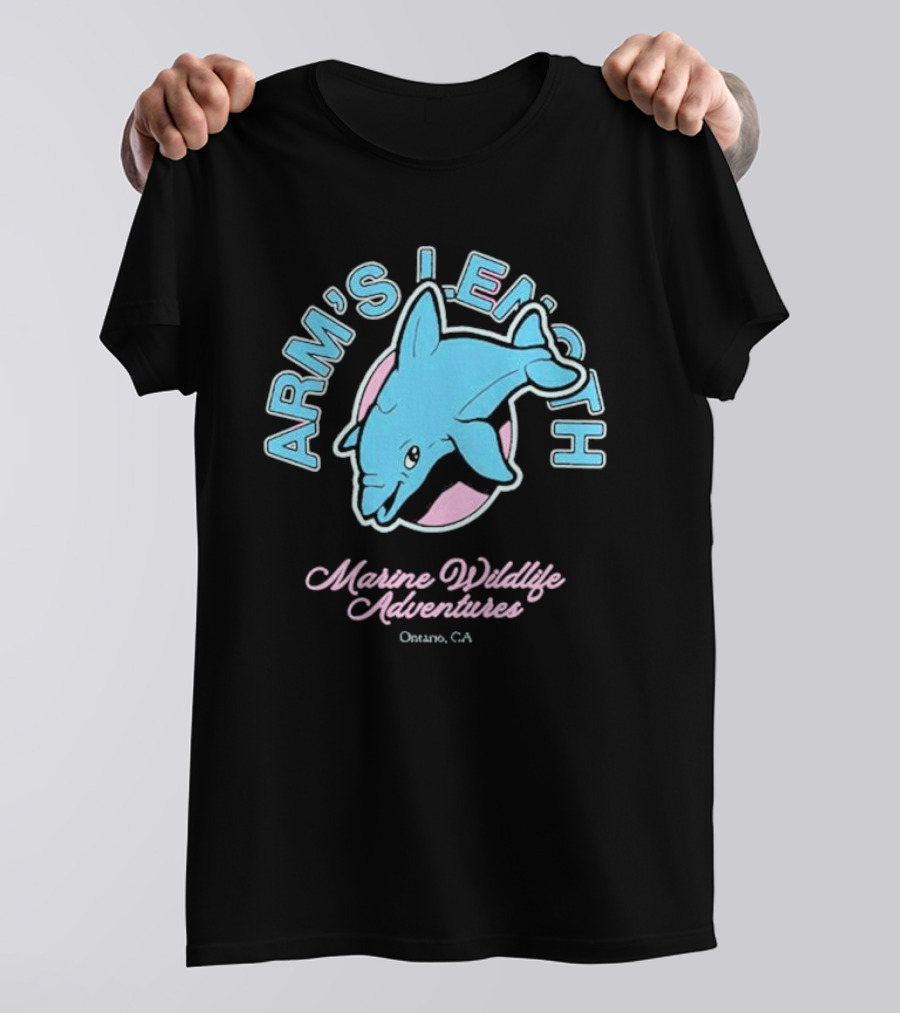 Arm’s Length Marine Wildlife Adventures Ontario CA Dolphin T-Shirt