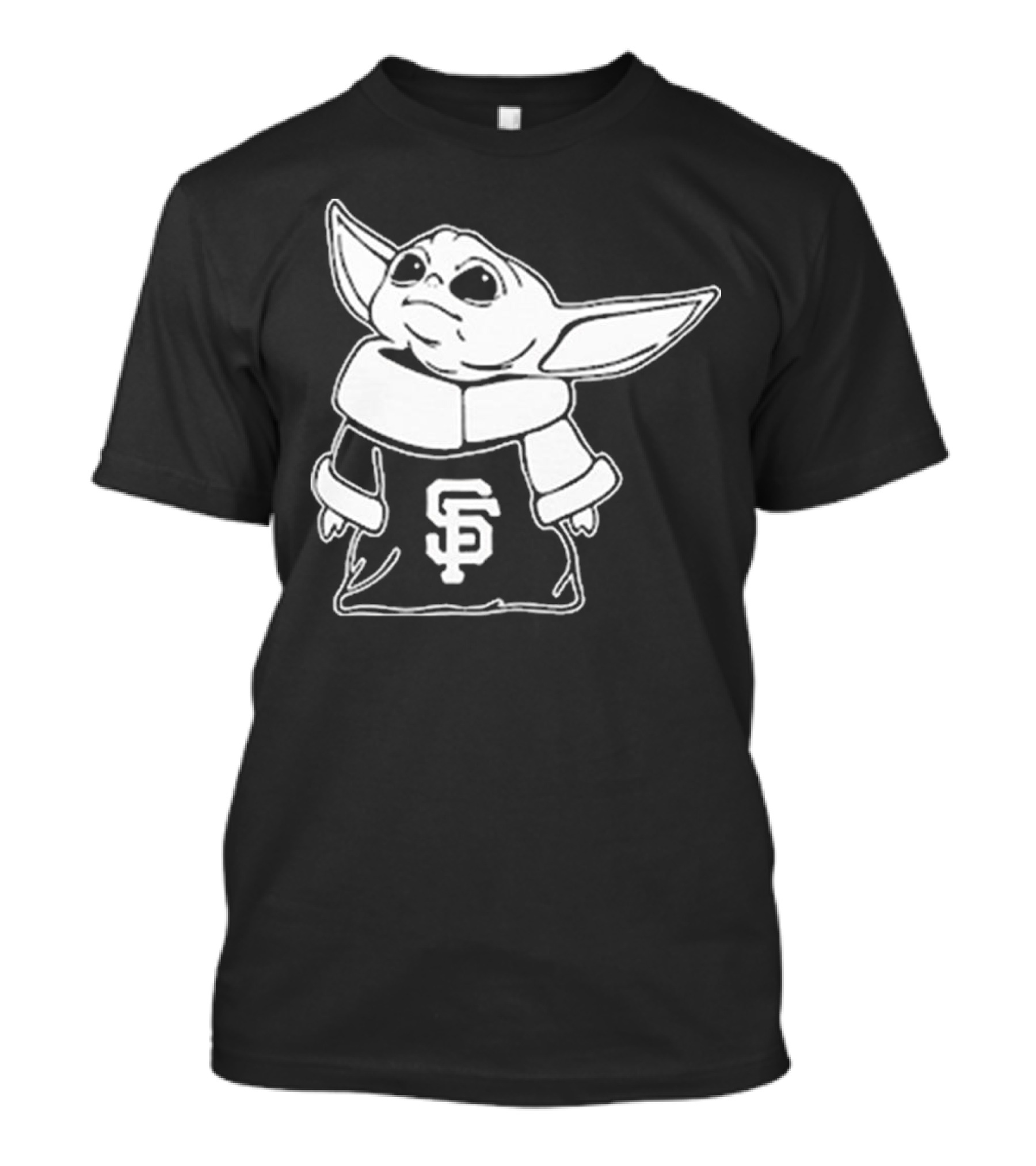 Baby Yoda SF Giants Fan Apparel T-Shirt
