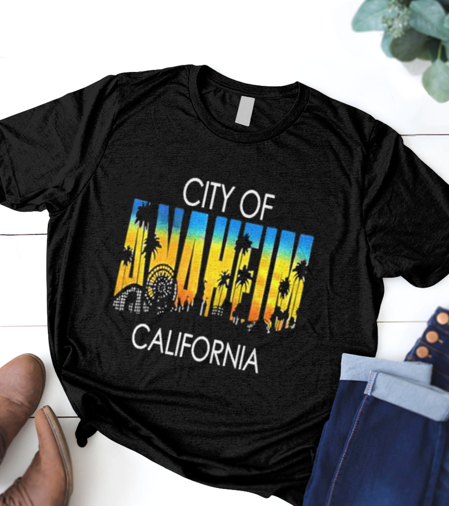 Babymetal City Of Anaheim California Sunset Ferris Wheel Tour T-Shirt