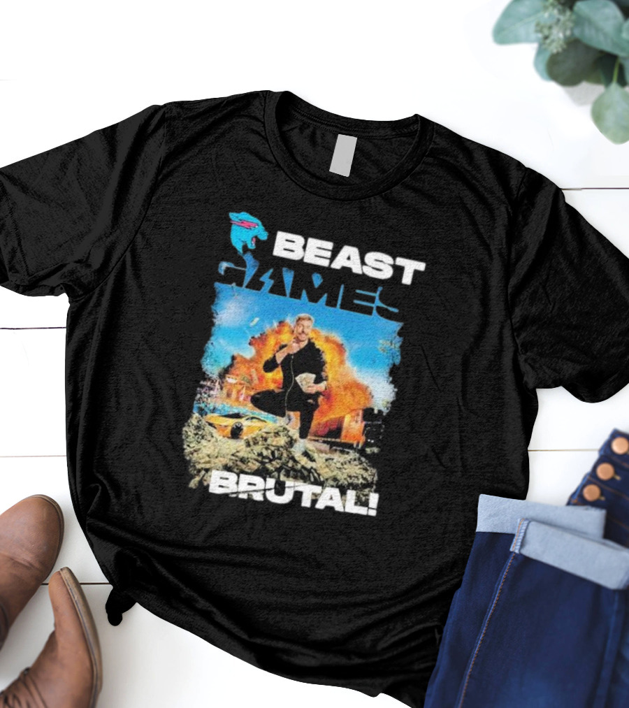 Beast Games Brutal Explosive Action Scene T-Shirt