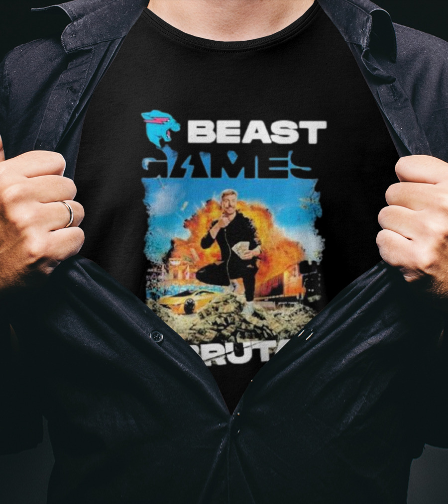 Beast Games Brutal Explosive Action Scene T-Shirt
