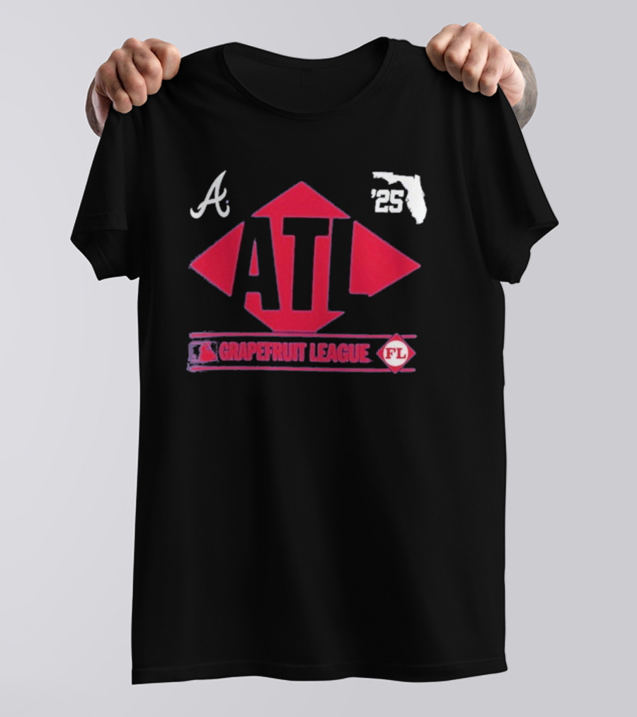 Atlanta Braves 2025 Grapefruit League Florida ATL Icon T-Shirt