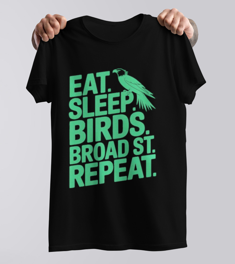 Birds Broad St Repeat T-Shirt