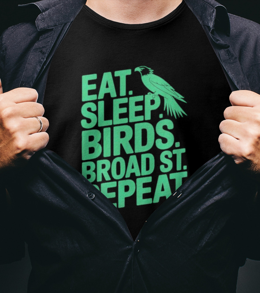 Birds Broad St Repeat T-Shirt
