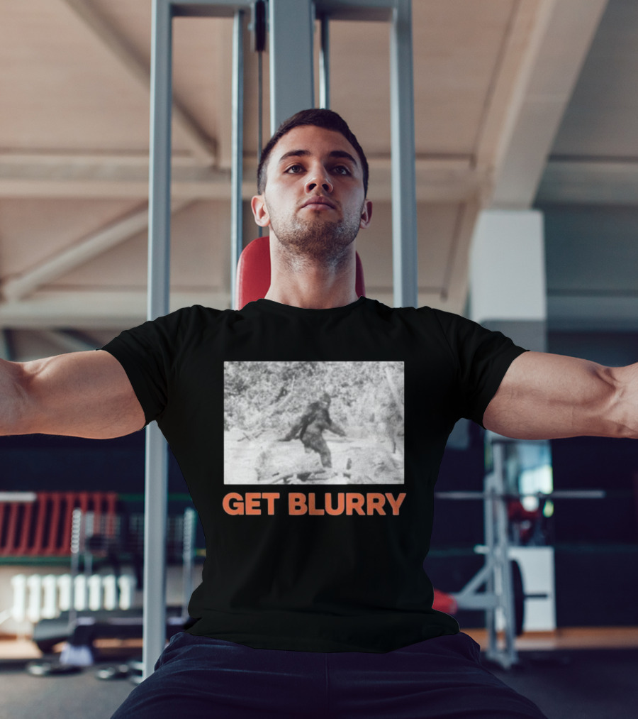 Blurry Creatures Get Blurry Bigfoot Image Classic Style T-Shirt