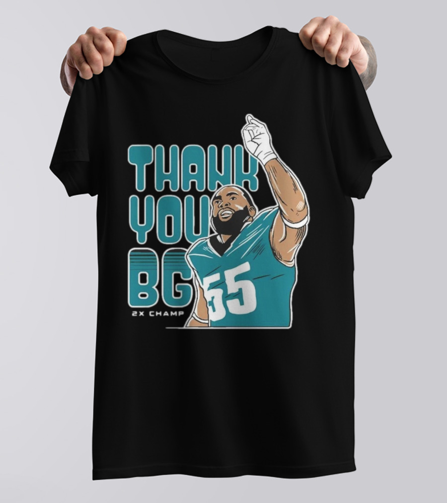 Brandon Graham Thank You BG T-Shirt