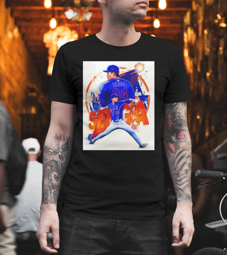 Bright Lights Senga Kodai New York Mets T-Shirt