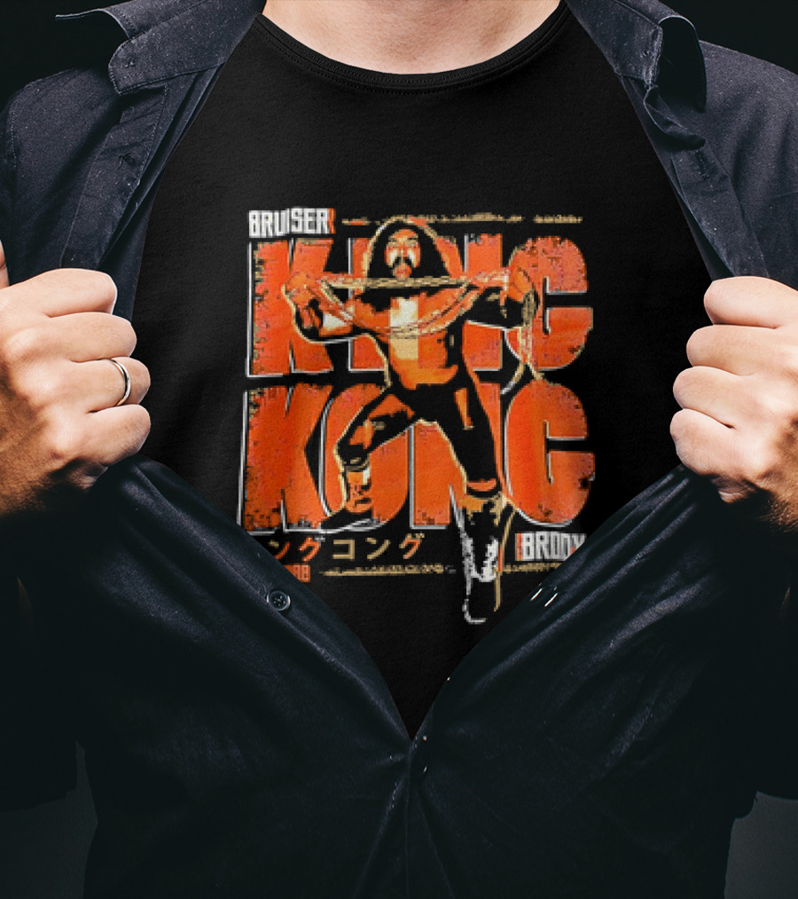 Bruiser Brody King Kong 1946 1988 Vintage T-Shirt