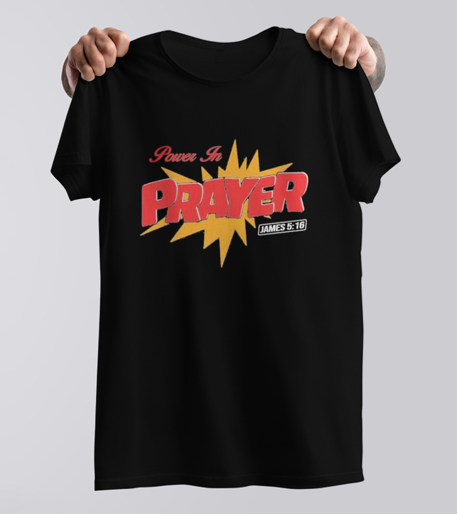 Bryce Crawford Merch Power In Prayer 90’s Cartoon T-Shirt