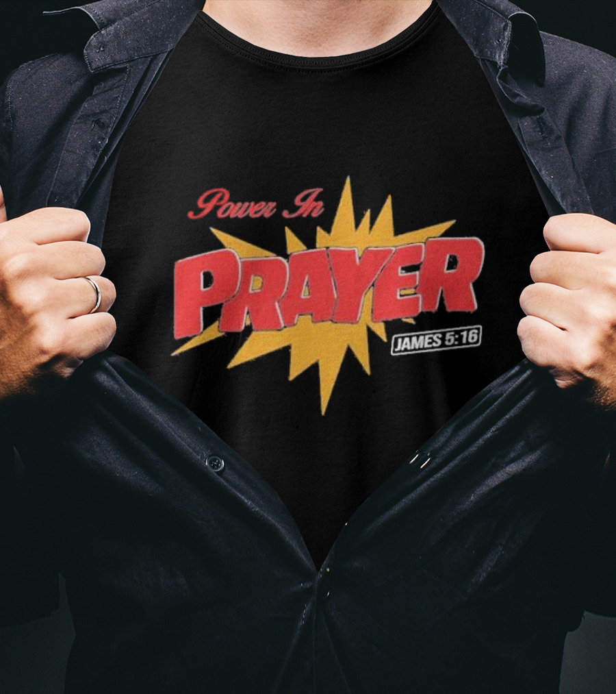 Bryce Crawford Merch Power In Prayer 90’s Cartoon T-Shirt