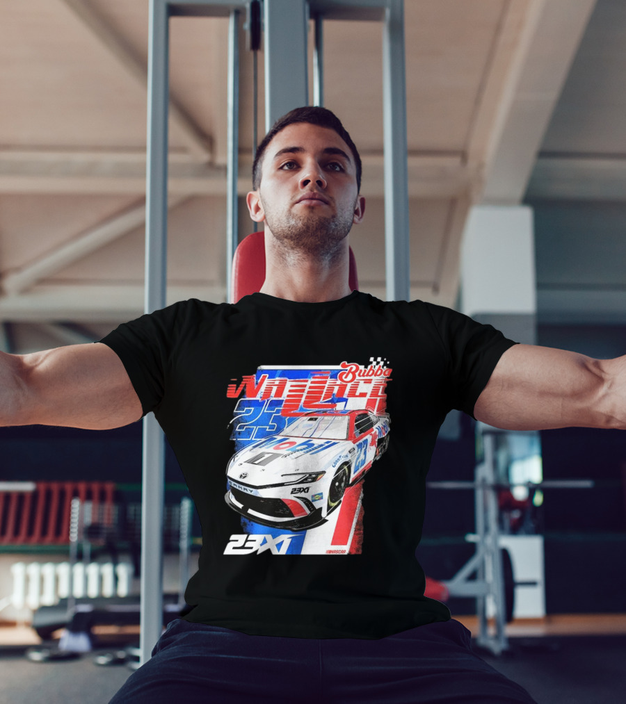 Bubba Wallace 23XI NASCAR Mobil 1 Camry Racing 23X1 T-Shirt