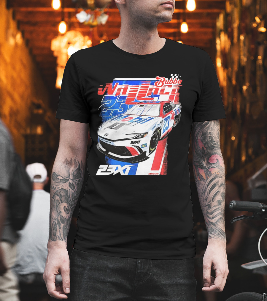Bubba Wallace 23XI NASCAR Mobil 1 Camry Racing 23X1 T-Shirt