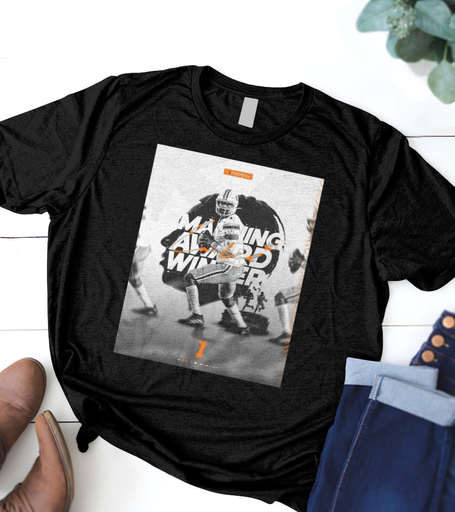 Cameron Ward Is Your Manning Award Winner Miami Hurricanes Football T-Shirt