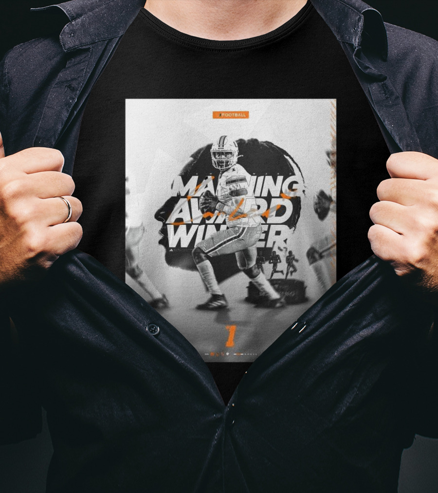 Cameron Ward Is Your Manning Award Winner Miami Hurricanes Football T-Shirt