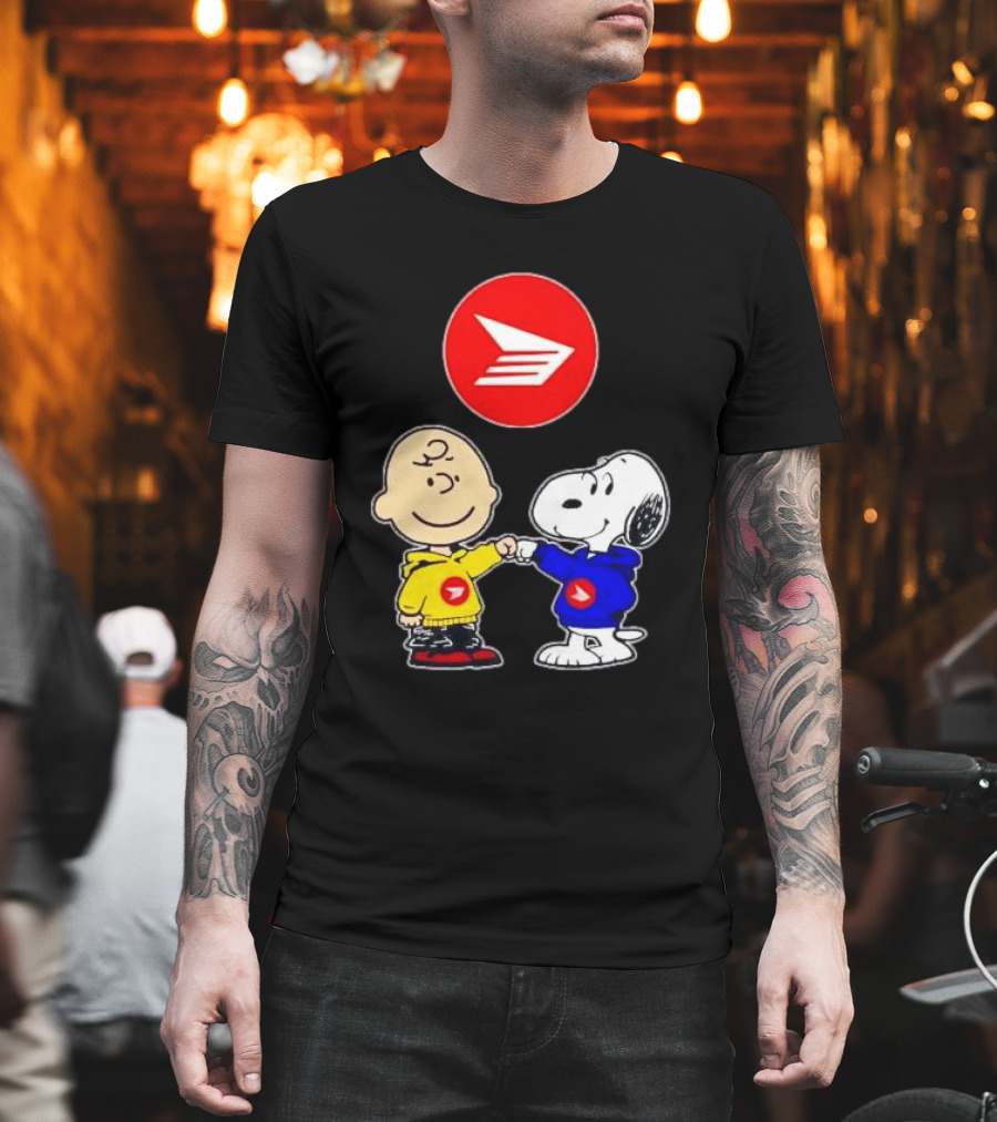 Canada Post Charlie Brown And Snoopy T-Shirt