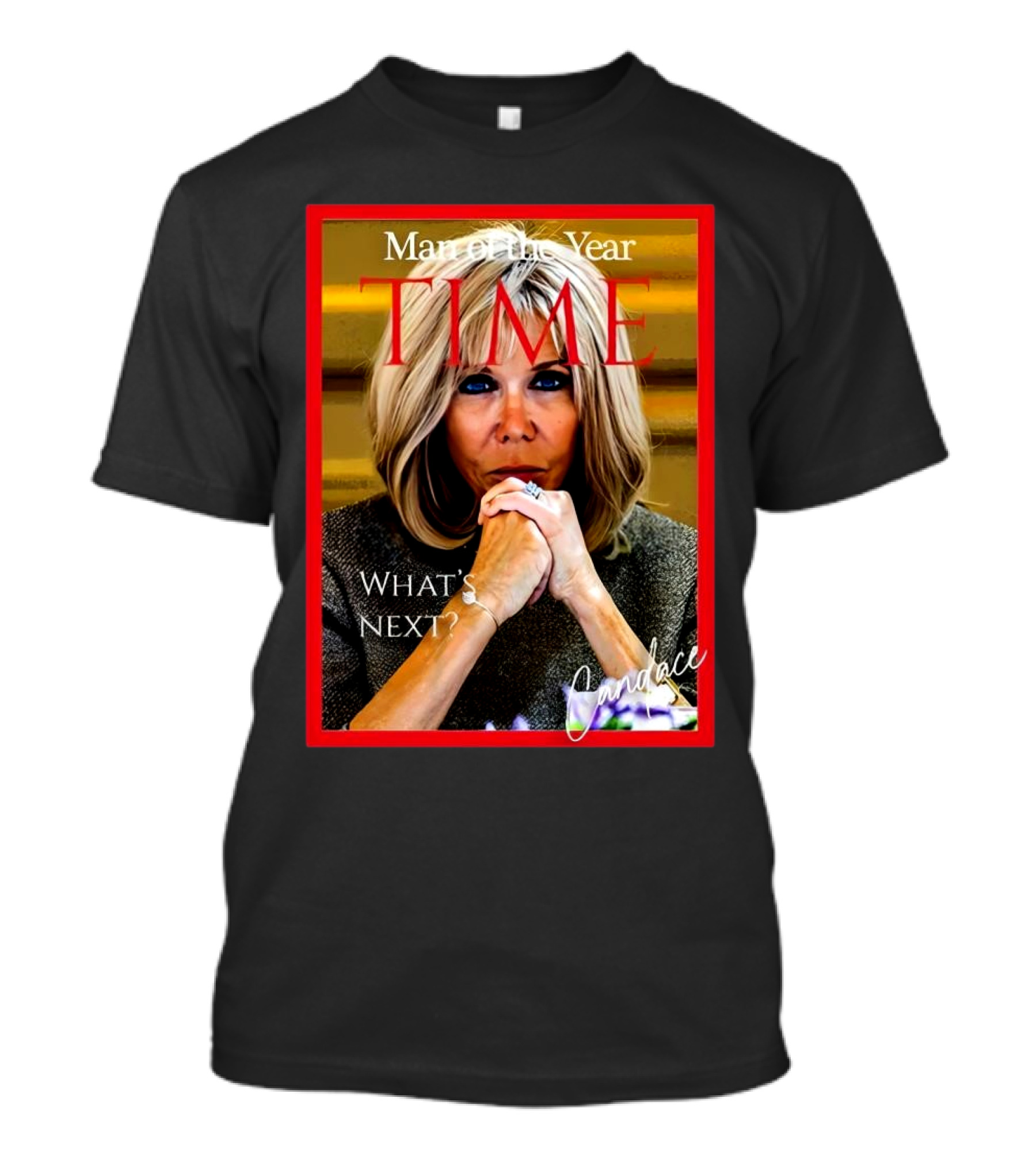 Candace Owens Brigitte Macron Man Of The Year Time T-Shirt