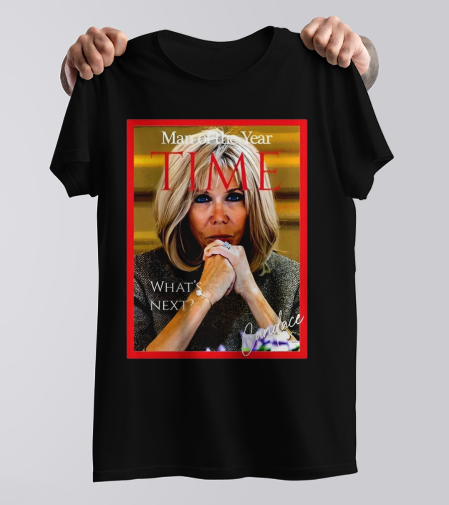Candace Owens Brigitte Macron Man Of The Year Time T-Shirt