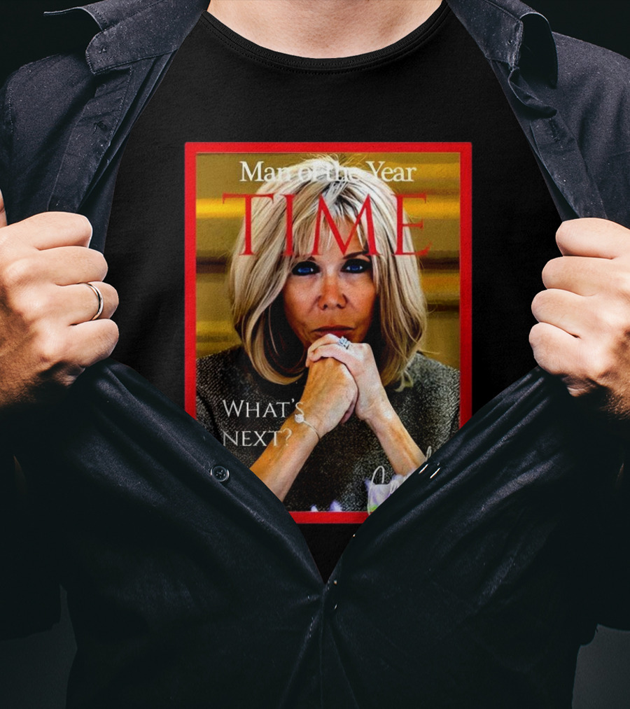Candace Owens Brigitte Macron Man Of The Year Time T-Shirt