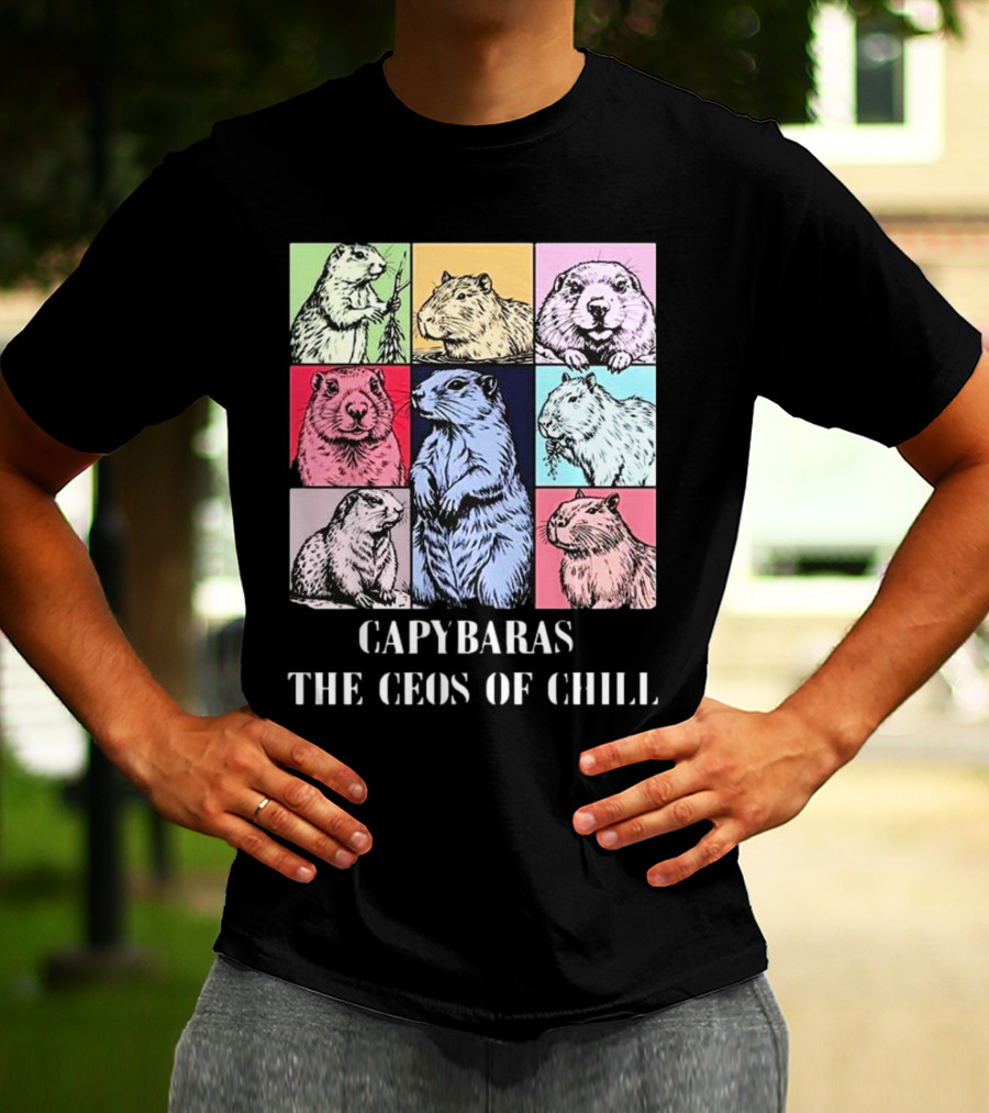 Capybaras The CEOS Of Chill T-Shirt