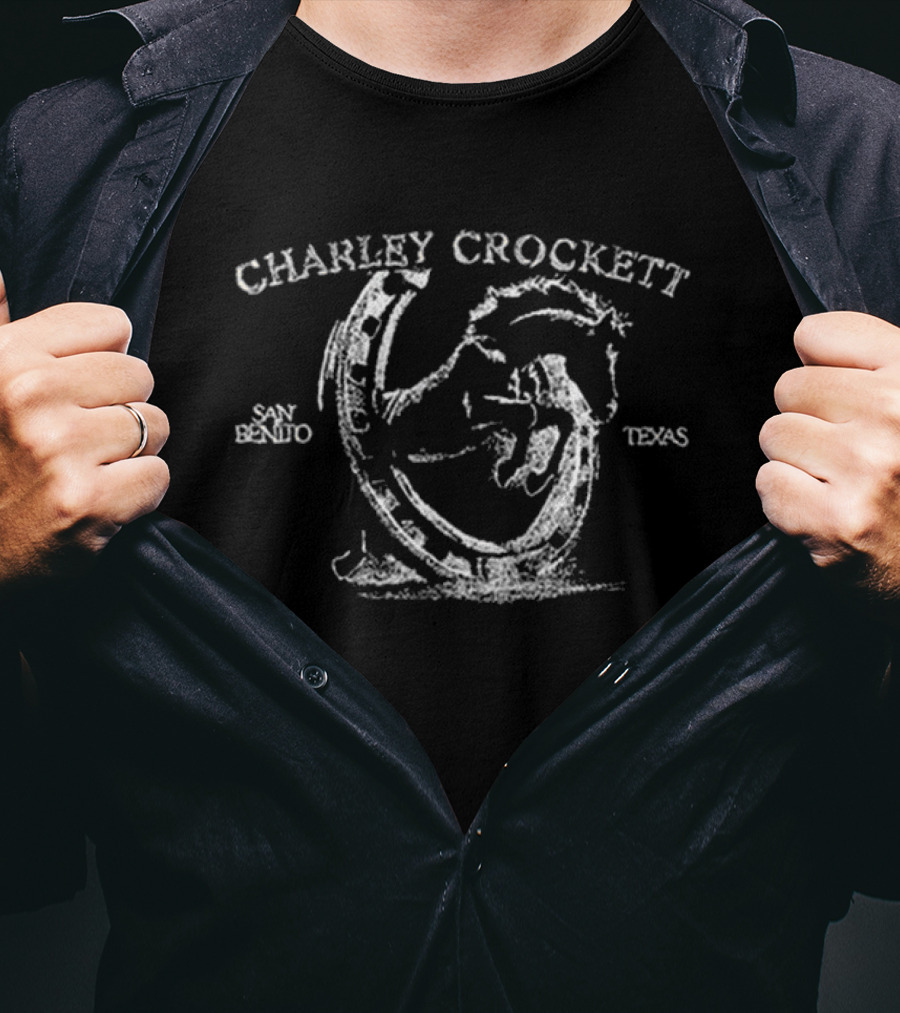 Charley Crockett San Benito Horseshoe T-Shirt
