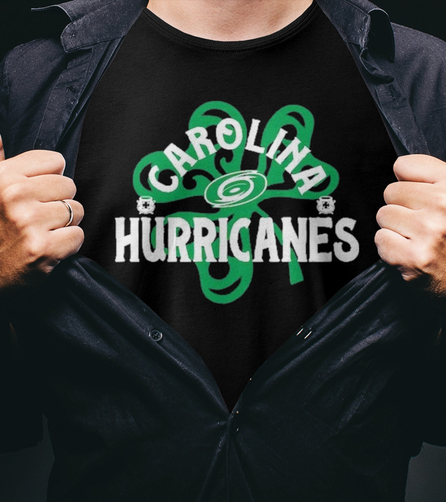 Carolina Hockey St. Patrick’s Day Richmond Shamrock T-Shirt