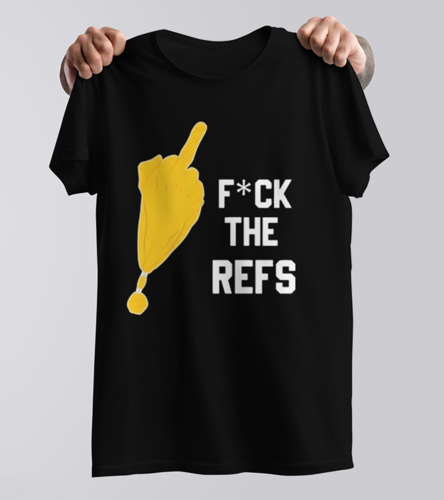 Censored Fuck The Refs Flag T-Shirt