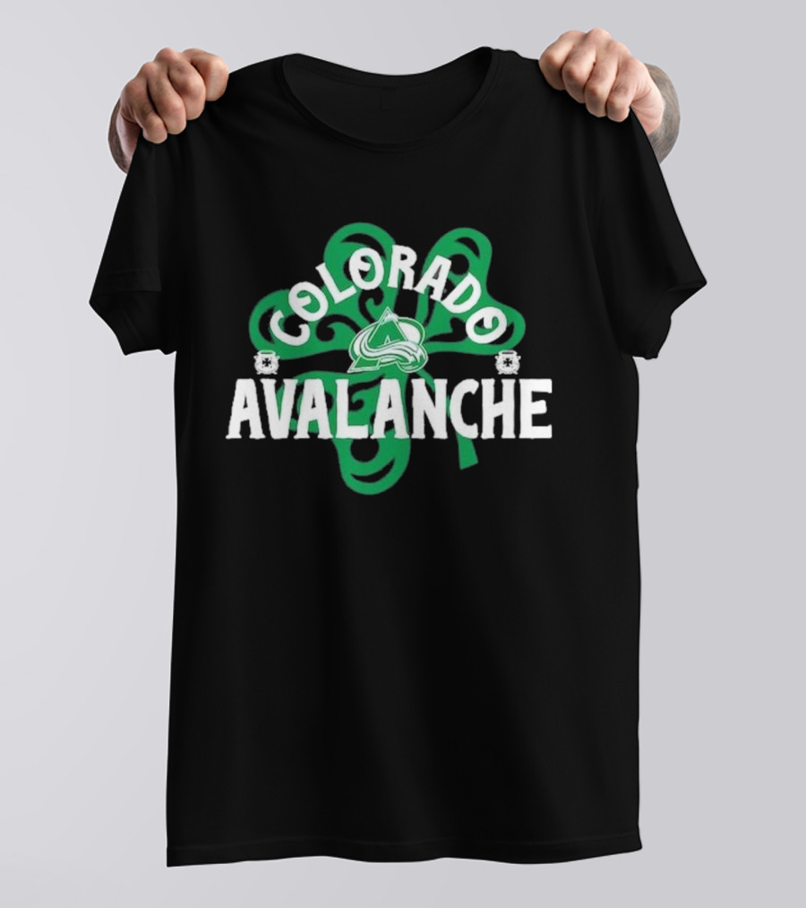 Colorado Avalanche St. Patrick’s Day Richmond Shamrock 2025 T-Shirt