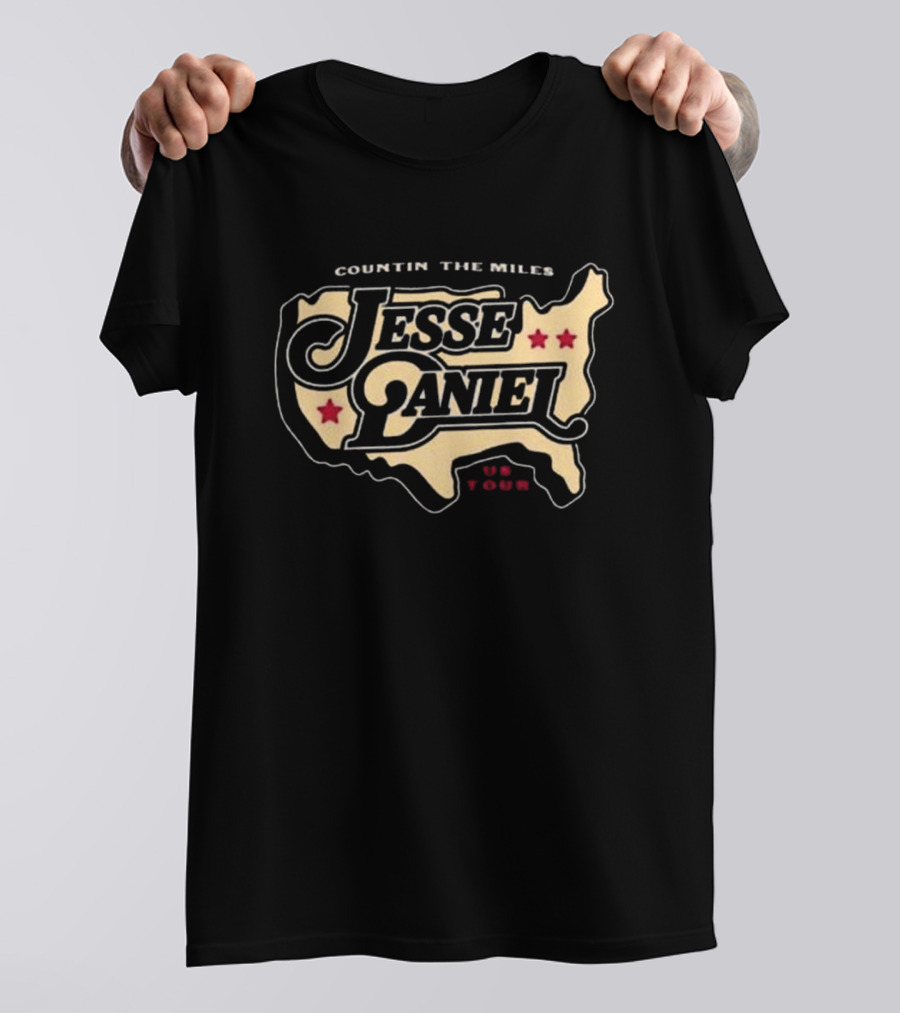 Countin’ The Miles Jesse Daniel Us Tour T-Shirt