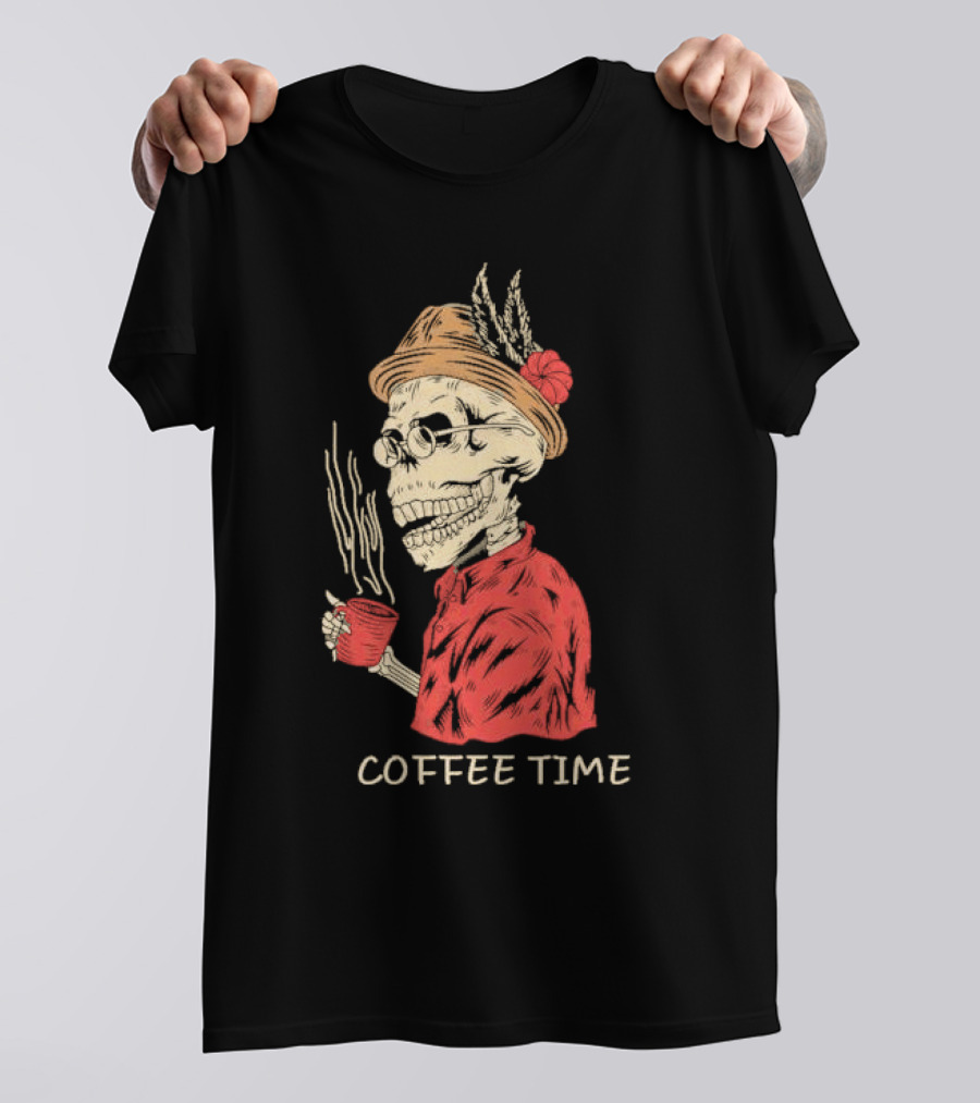 Cowboy Coffee Time T-Shirt