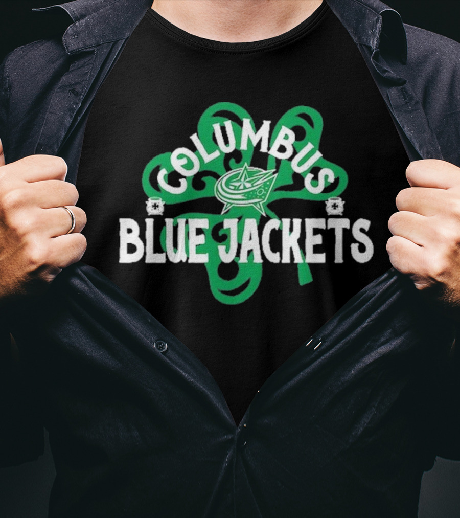 Columbus Hockey St. Patrick’s Day Richmond Shamrock T-Shirt