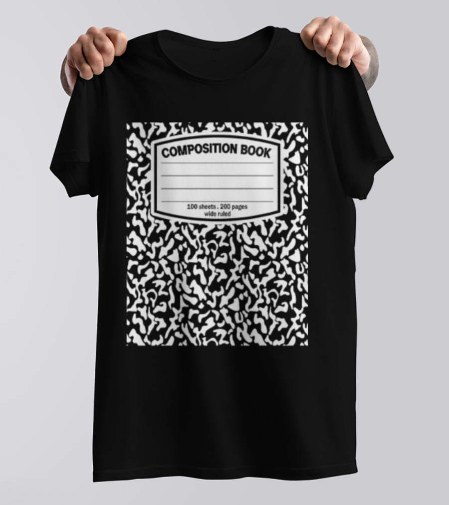 Composition Book Notebook T-Shirt