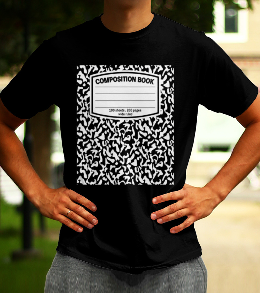 Composition Book Notebook T-Shirt