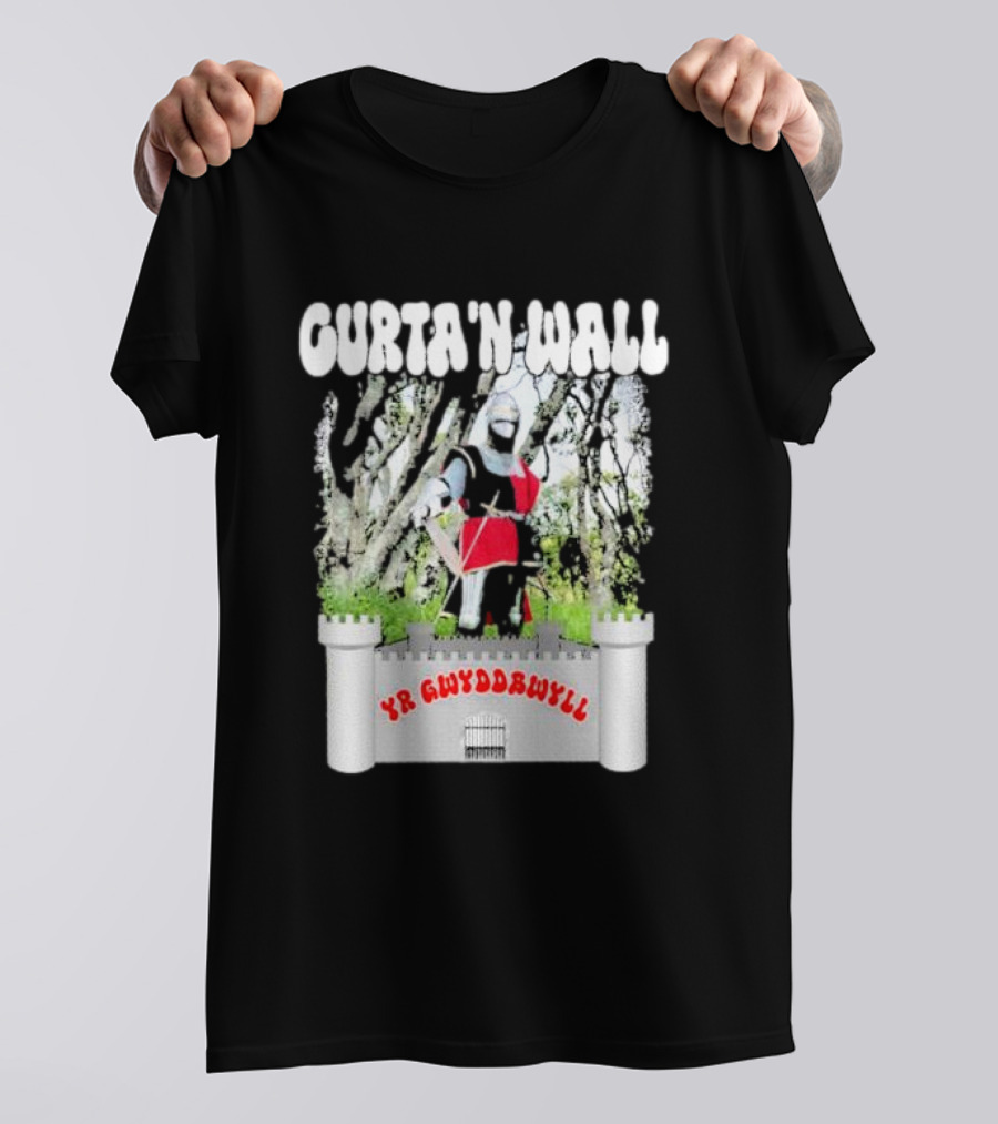Curta’n Wall Yr Gwyddbwyll Grime Stone Records T-Shirt
