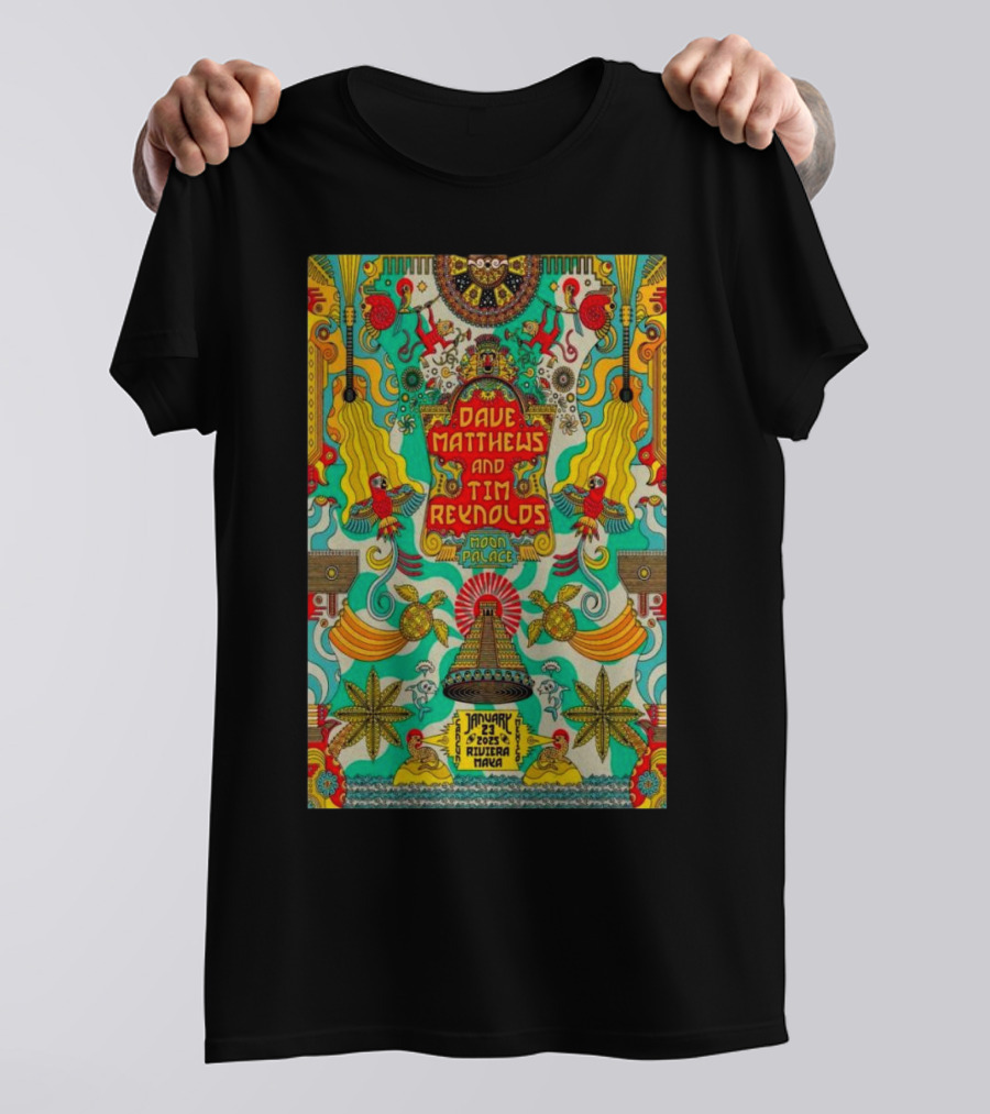 Dave Matthews And Tim Reynolds Moon Palace Riviera Maya, MX Jan 23 2025 Event T-Shirt