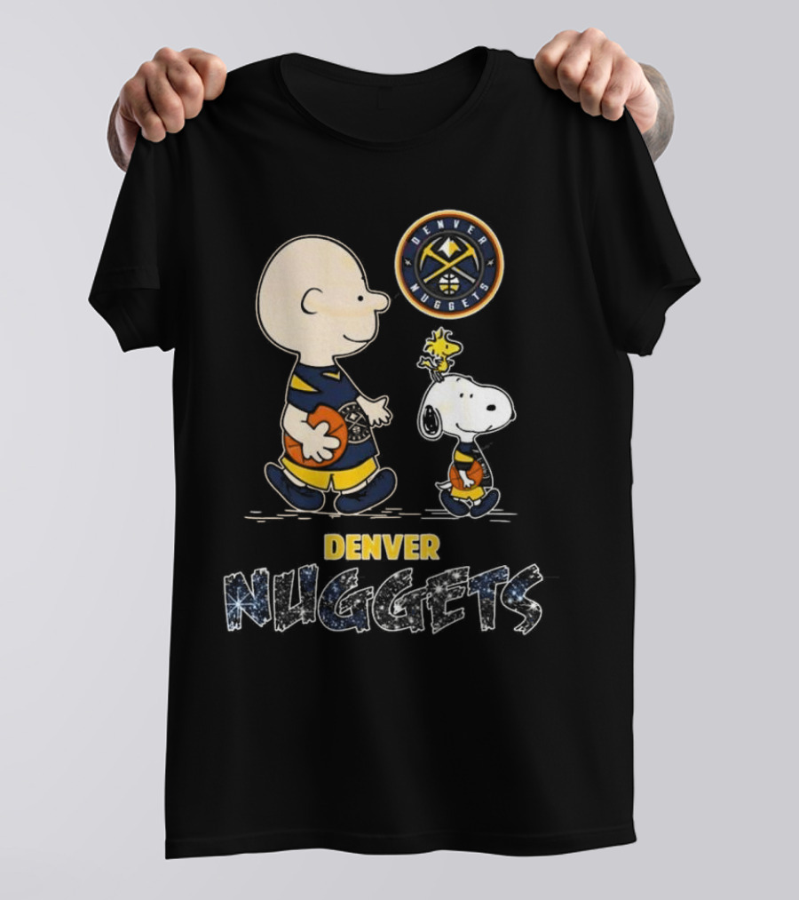 Denver Nuggets Basketball Peanuts Snoopy 2025 T-Shirt