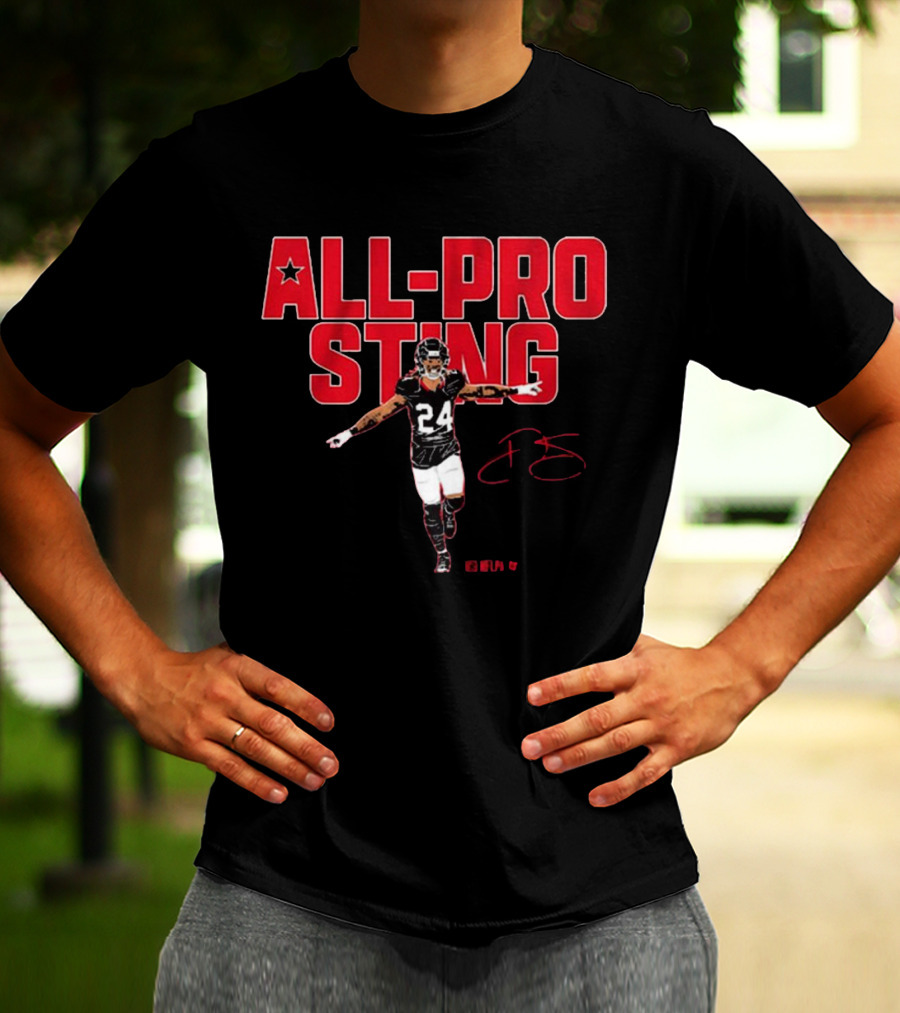 Derek Stingley Jr All-Pro Sting Houston Texans NFLPA Signature T-Shirt