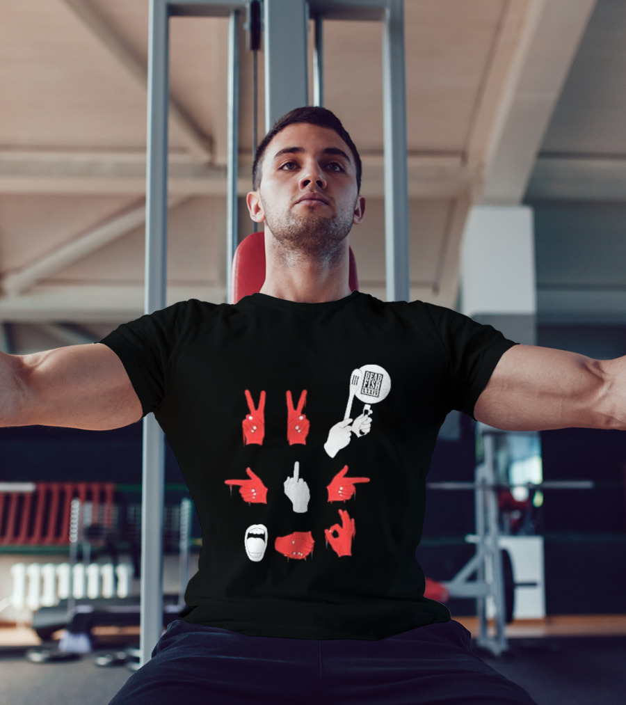 Dead Fish Moletom Careca Sangue Nas Maos 2025 T-Shirt