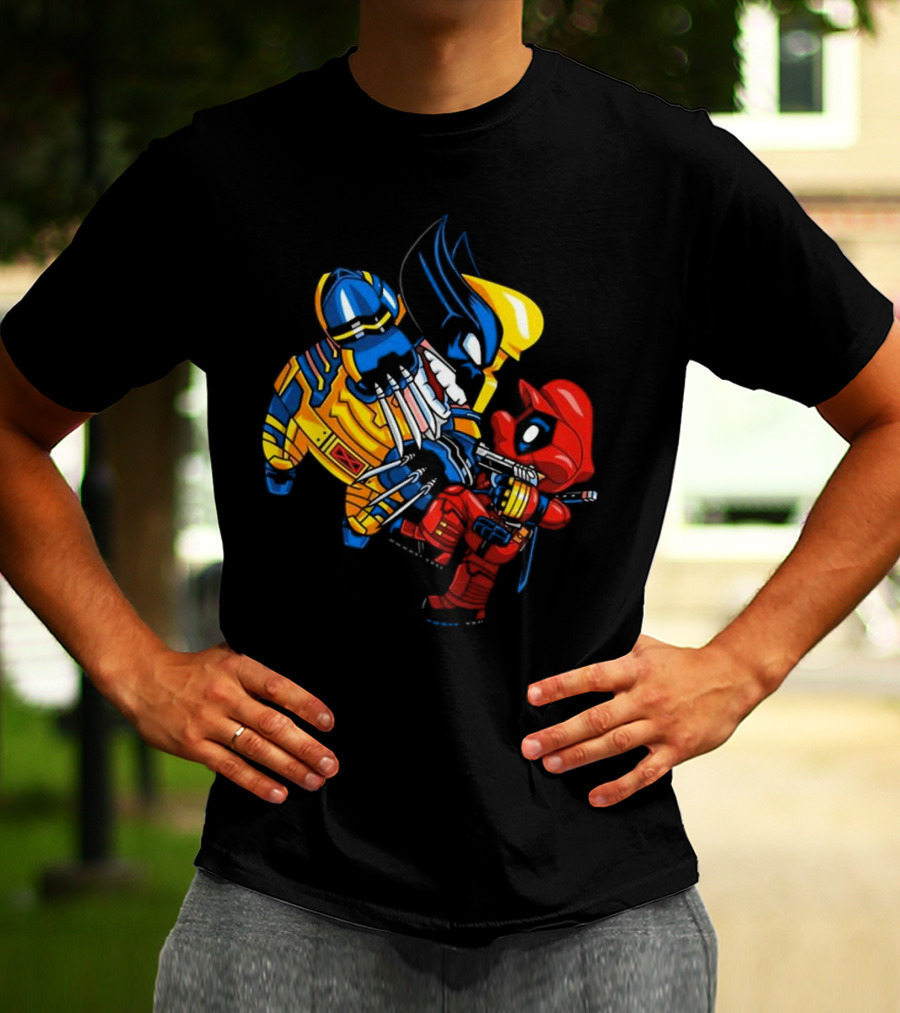 Deadplumber And Warverine Mashup Battle T-Shirt