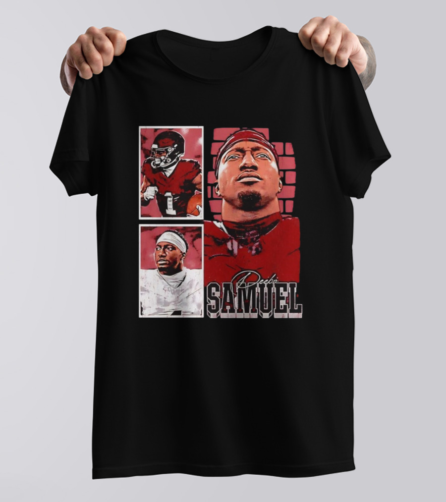 Deebo Samuel Washington Commanders NFLPA Football Signature Vintage T-Shirt