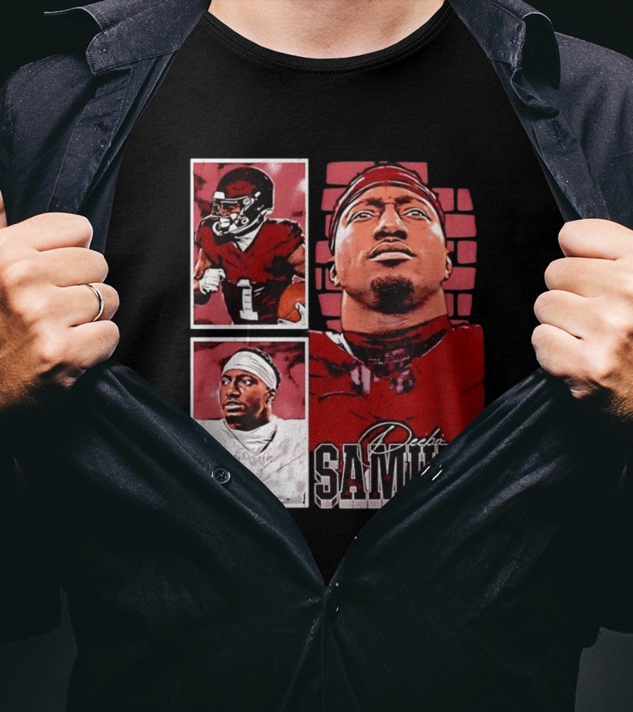 Deebo Samuel Washington Commanders NFLPA Football Signature Vintage T-Shirt